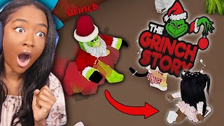 RUN THE GRINCH IS HERE  Roblox The Grinch Story [upl. by Ax]