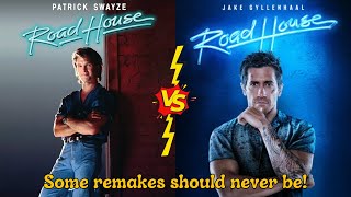 REVIEW Road House 1989 vs 2024  Why Hollywood Why [upl. by Ardnauqal]