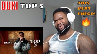 REACCIÓN DUKI  TOP 5 [upl. by Azyl723]