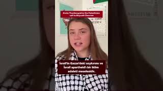 Greta Thunberg about Chevron and Gaza [upl. by Latia]