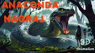 Anaconda the Nagraj  एनाकोंडा द नागराज  Hindi Kahaniya  3D animation cartoon  ai movie [upl. by Naenaj]