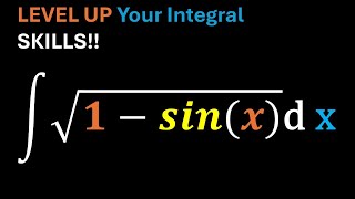 Integral of sqrt1sinxcan you do it [upl. by Kitti83]