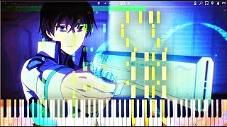 Mahouka Koukou no Rettousei OP  Rising Hope  Piano Tutorial  Hihumiro Edition 魔法科高校の劣等生 【ピアノ】 [upl. by Haelam]