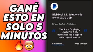 LA MEJOR APP 🤑 PARA GANAR DINERO RAPIDO JUGANDO A PAYPAL 2024 💰 LOVELY PET 💸 COMPROBANTE DE PAGO [upl. by Acila]