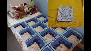 3D Mitred Granny Square CAL  Central Grey Square 1 Ep 2 [upl. by True]