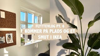 SÆTTER 1 SALEN I STAND IKEA TUR MALER STUEN MM  Flyttevlog pt 6 [upl. by Naldo633]