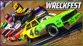 NASCAR Legends Attack HALFPIPE Track  Wreckfest [upl. by Anerda]