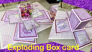 DIY Exploding Birthday Box Surprise Card 2024 [upl. by Bolitho231]