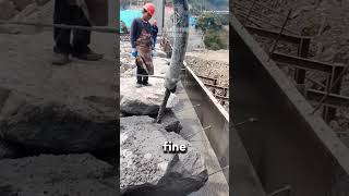 SelfCompacting Concrete Filling Formworks 😍 shorts [upl. by Giff]