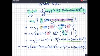 ELC 4350 Costas Loop Update Equation [upl. by Eustacia]