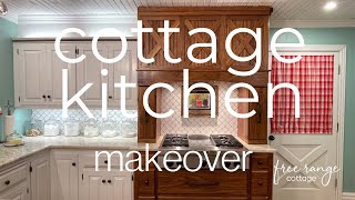 Before amp After Kitchen Renovation Farmhouse Kitchen Tour [upl. by Divadnhoj]