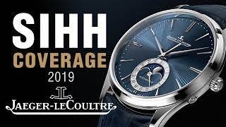 SIHH 2019 JaegerLeCoultre MASTER ULTRA THIN Blue Enamel Series [upl. by Edy]