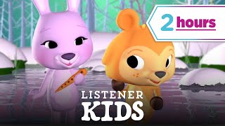 2 Hours of Christian music videos for toddlers  Jesus Loves Me  MORE Listener Kids [upl. by Nirro]