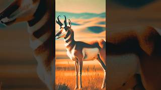 Pronghorn Antelope shorts shortvideos animalfacts pronghorn antelopes [upl. by Ylrbmik]