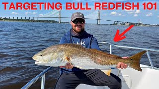 Targeting Bull Redfish 101 Baits Handling amp More [upl. by Ahsielat10]