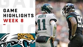 Eagles vs Jaguars Week 8 Highlights  NFL 2018 [upl. by Crandell912]