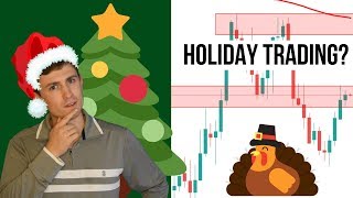 Trading Forex During the Holidays  What you Need to Know 🎈🎄 [upl. by Ymma643]