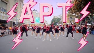 HỌC SINH QUẨY TUNG PHỐ ĐI BỘ ROSÉ amp Bruno Mars  APT Dance Choreo and Cover by BLACKSI [upl. by Nilek248]