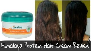 Himalaya Herbals Protein Hair Cream Review  How to apply it  Frizz Free hair  Sayantani Some [upl. by Licna]