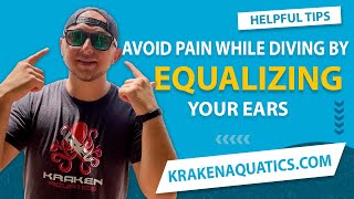 Avoid Pain While Diving By Equalizing Your Ears  Scuba Diving Tip for Beginners [upl. by Eillat751]