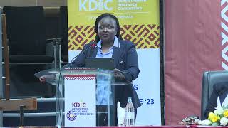 KDIC Depositors Insurance Conference 2023  Dr Susan Koech CBK Deputy Governor Speech [upl. by Frum]