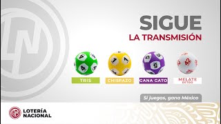 Sorteo Chispazo Clásico 10770 Tris Clásico 32932 Gana Gato 2744 y Melate Retro 1457 [upl. by Celia]