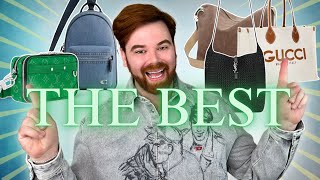 Spring 24s BEST Designer Bags for Men Best Bags For Men  Louis Vuitton  Gucci  Coach [upl. by Katt519]