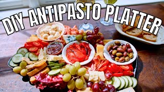 The BEST Appetizer Recipe 10Minute Antipasto Platter  Easy Appetizer [upl. by Hatch]