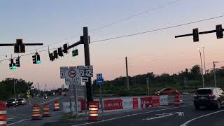 Central Florida drive at dusk 4k [upl. by Africah]