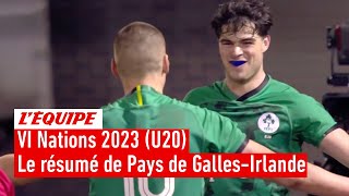 Tournoi Six Nations 2023 U20  LIrlande déroule contre le Pays de Galles avant de jouer les Bleus [upl. by Cutlerr785]