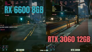 RX 6600 vs RTX 3060 gaming 4k [upl. by Arbuckle208]