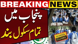 Breaking News  All Schools Closed in Punjab  Capital TV [upl. by Nirroc]