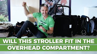 Will this Stroller Fit in the Overhead Compartment of an Airplane  Magic Beans Reviews [upl. by Notnilc]