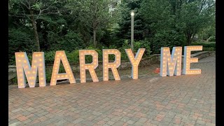 How to make large marquee letter with light  DIY party or wedding decoration idea [upl. by Palm674]