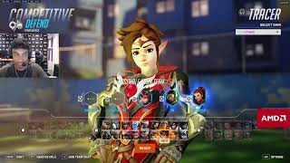 Sugarfree INSANE Tracer Season 12 Top 500 Gameplay Overwatch 2 [upl. by Hnib]