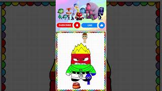 Painting ANGER color with INSIDE OUT 2 and Incredibox Sprunki shorts funny insideout2 sprunki [upl. by Eeldarb75]