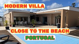 Modernist Contemporary Villa Close to the Beach Portugal Silver Coast [upl. by Ragas]