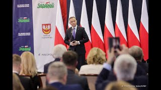 Wierzchosławice  Udział Prezydenta w uroczystości z okazji 150 rocznicy urodzin Wincentego Witosa [upl. by Lovell833]