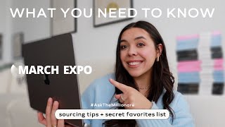 Sourcing Secrets on Alibabacom  my favorites amp tips for March Expo 2023 AskTheMillionaire [upl. by Lemrej]