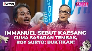 Roy Suryo Tantang Immanuel Buktikan Jika Ada Pejabat Pakai Jet Pribadi  Rakyat Bersuara 1709 [upl. by Itirahc]