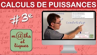 Effectuer des calculs de puissances 1  Troisième [upl. by David755]