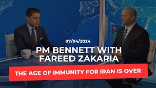 Fmr Prime Minister Bennett with Fareed Zakaria on Gaza war [upl. by Rica]