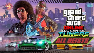 GTA ONLINE  Все ограбления Тюнинг в ЛосСантосеAll heists Los Santos Tuners [upl. by Leemaj]