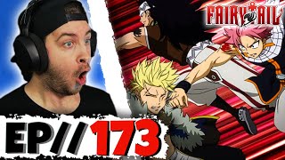 NASTU amp GAJEEL VS STING amp ROGUE  Fairy Tail Episode 173 REACTION  Anime Reaction [upl. by Lyrahc743]