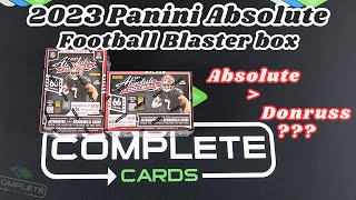 2023 Panini Absolute football blaster box [upl. by Ardnoyek994]