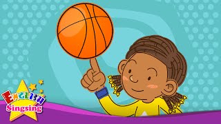 Lets play basketball Badminton SuggestionSports  Rap for Kids  English song with lyrics [upl. by Salaidh]