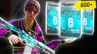 Opening 600 NEW Alpha Packs Rainbow Six Siege [upl. by Melgar]