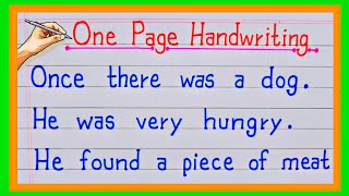 one page writingone page handwriting1 page writingone page writing English1 page handwriting [upl. by Noam]