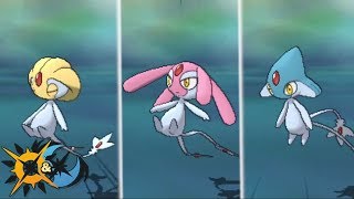 How To Get Mesprit Uxie and Azelf in Pokémon Ultra Sun and Ultra Moon [upl. by Atina]