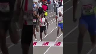 Trayvon Bromell Vs Christopher Taylor 200m shorts [upl. by Corabel]